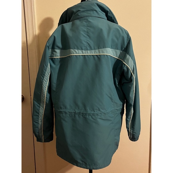 2-in-1 Turquoise Winter Coat - Picture 6 of 15